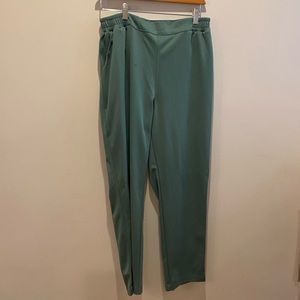 Lularoe Lena work-leisure pants- size L spring green